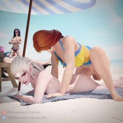 Caitlyn Kiramman & Diana (League Of Legends) Rule 34 Video