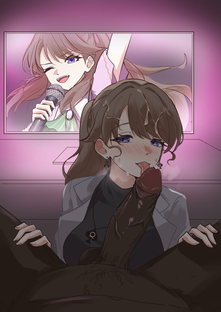 Fujishima Megumi Love Live! Rule 34 – Interracial Hentai Pic