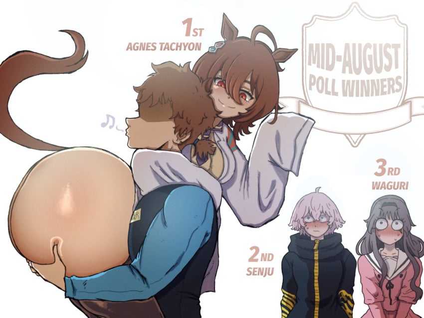 Agnes Tachyon & Senju Kawaragi (Kaoru Hana Wa Rin To Saku) Rule 34