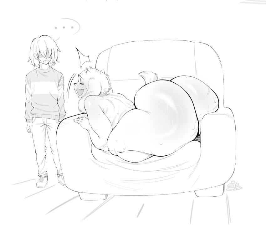 Kris & Toriel (Deltarune) Rule 34 – Big Ass