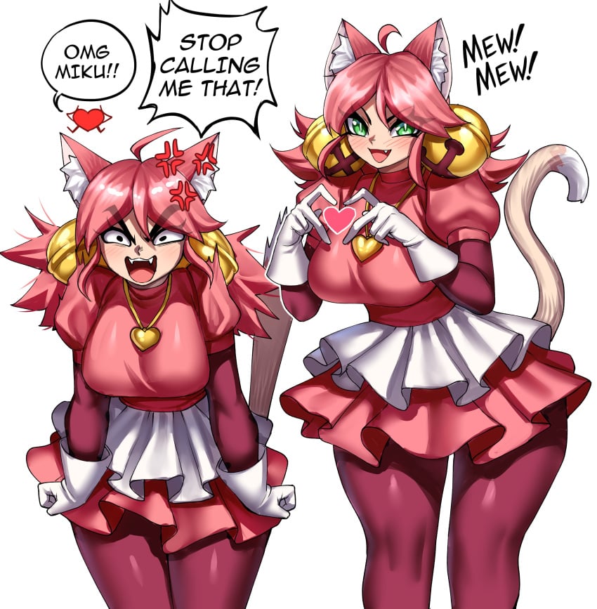 Mad Mew Mew & Mew Mew (Deltarune) Rule 34 – Breasts