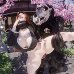 Hollow & Matsumoto Rangiku (Bleach) Rule 34 Video
