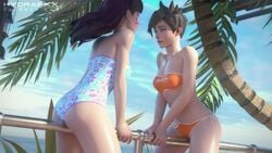 D.va & Lifeguard Tracer (Blizzard Entertainment) Rule 34 Video