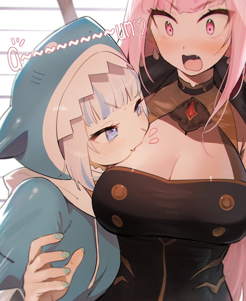 Gawr Gura & Mori Calliope (Hololive) Rule 34 – Animal Hood