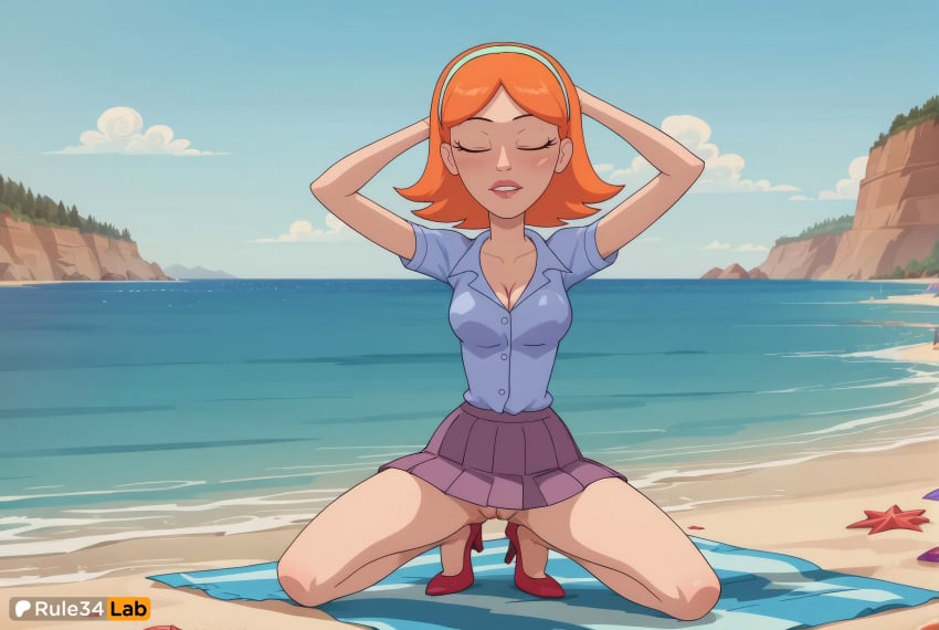 Jessica (Adult Swim) Rule 34 – Arms Behind Head