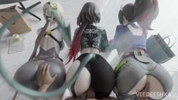 Evelyn Chevalier & Jane Doe (Hoyoverse) Rule 34 Video