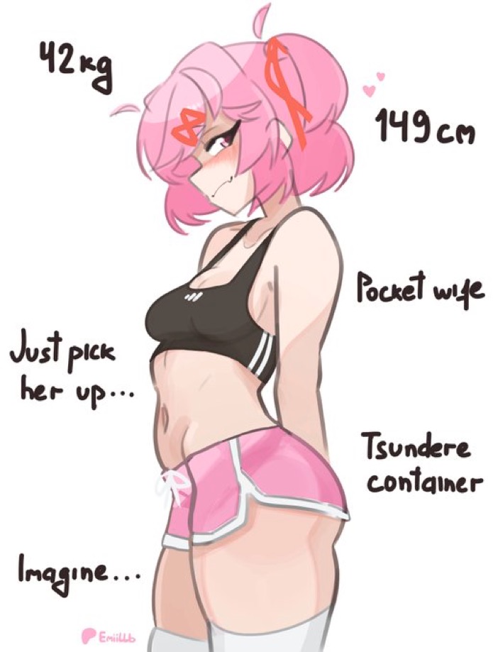 Natsuki (Doki Doki Literature Club) Rule 34 – Blush
