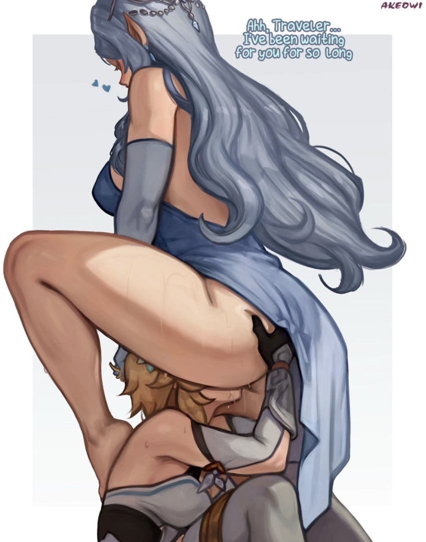 Lumine & Tsaritsa (Genshin Impact) Rule 34 – Big Ass