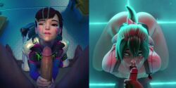 D.va & Kiriko (Overwatch) Rule 34 Video – Aroused