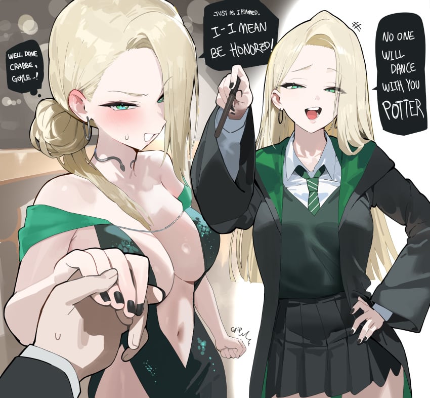 Draco Malfoy Harry Potter Rule 34 – Big Tits & Dress Hentai Pic