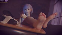 D.va & Hana Song (Overwatch) Rule 34 Video – Barefoot