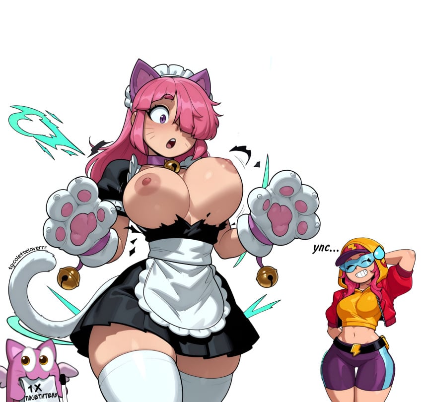 Colette & Max (Brawl Stars) Rule 34 – Big Breasts