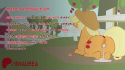 Applejack (Friendship Is Magic) Rule 34 Video – After Anal