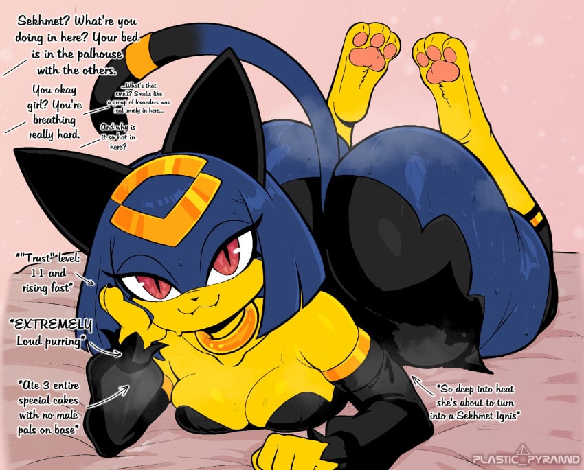 Pal & Sekhmet (Palworld) Rule 34 – Anthro