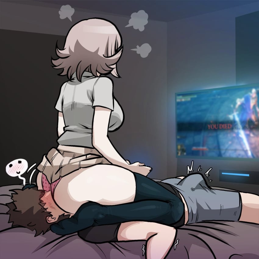 Nanami Chiaki & Rellana Twin Moon Knight (Danganronpa) Rule 34