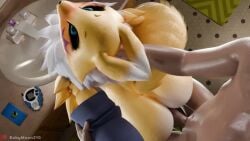 Renamon & Renamon (Digimon) Rule 34 Video – Anthro