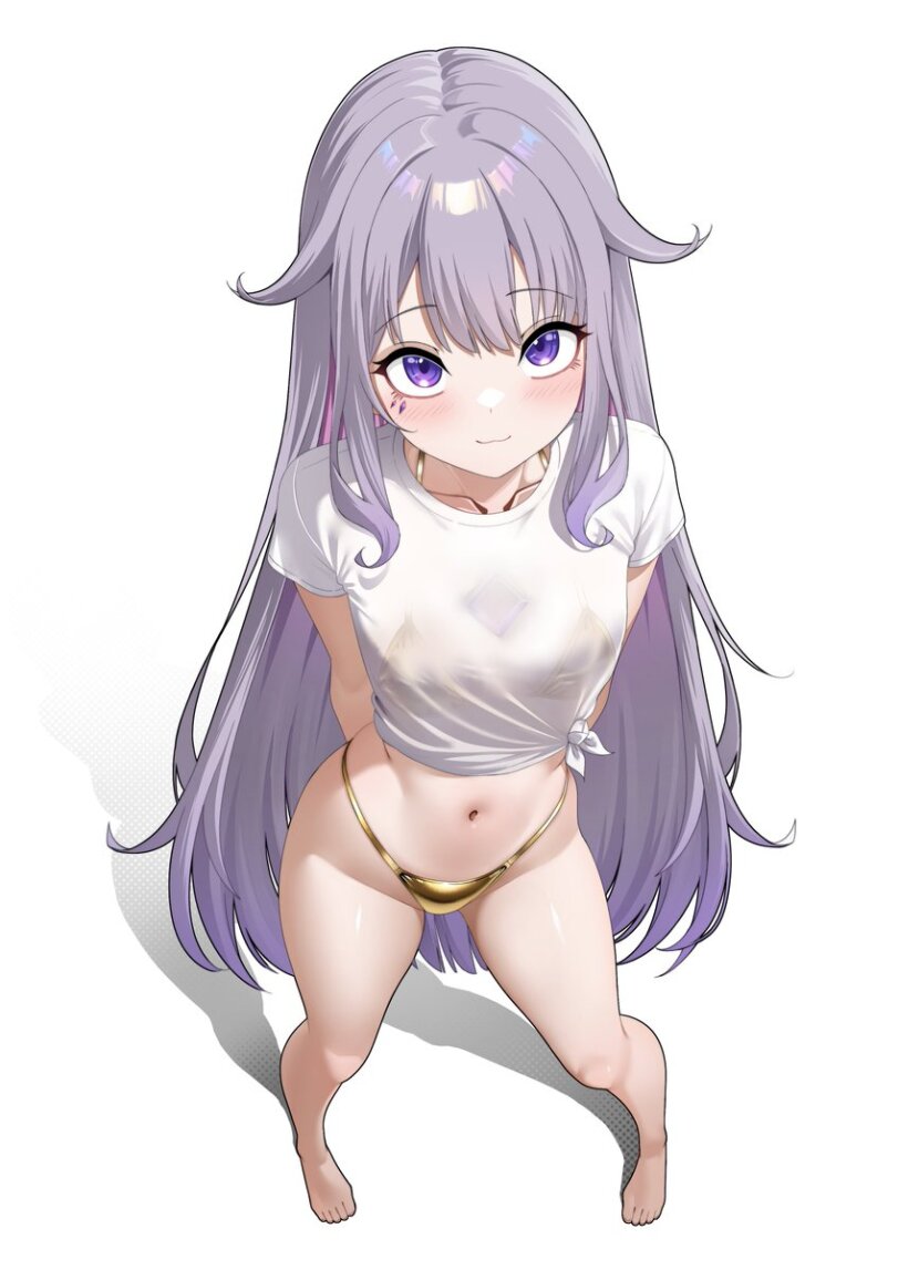 Koseki Bijou (Hololive) Rule 34 – Arms Behind Back