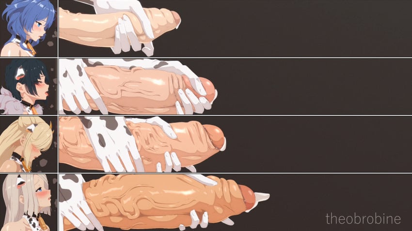 Ganyu & Ningguang (Genshin Impact) Rule 34 GIF