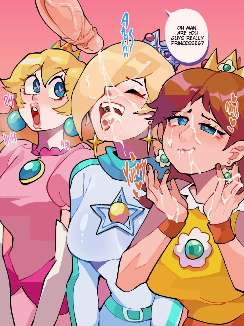 Princess Daisy & Princess Peach (Mario) Rule 34