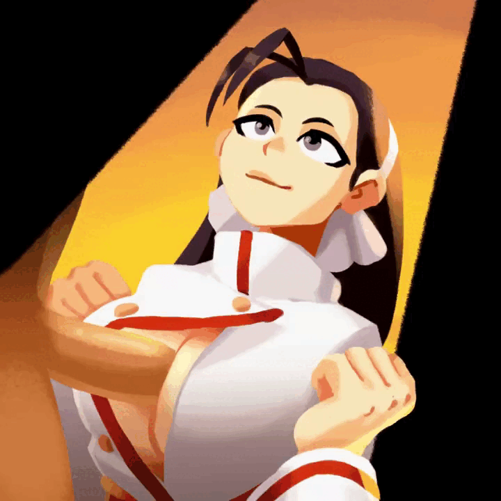 Chizuru Kagura (King Of Fighters) Rule 34 GIF – Between Breasts