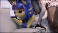 Ankha & Ankha (Animal Crossing) Rule 34 Video – All The Way To The Ba…