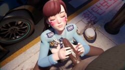 D.va & Police Officer D.va (Blizzard Entertainment) Rule 34 Video