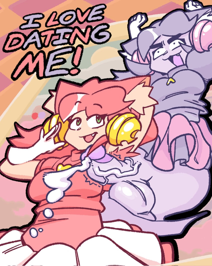 Mad Mew Mew & Mew Mew (Deltarune) Rule 34 – Armpit Hair
