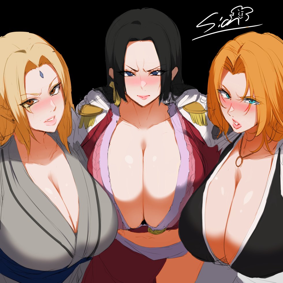 Boa Hancock & Matsumoto Rangiku (Bleach) Rule 34