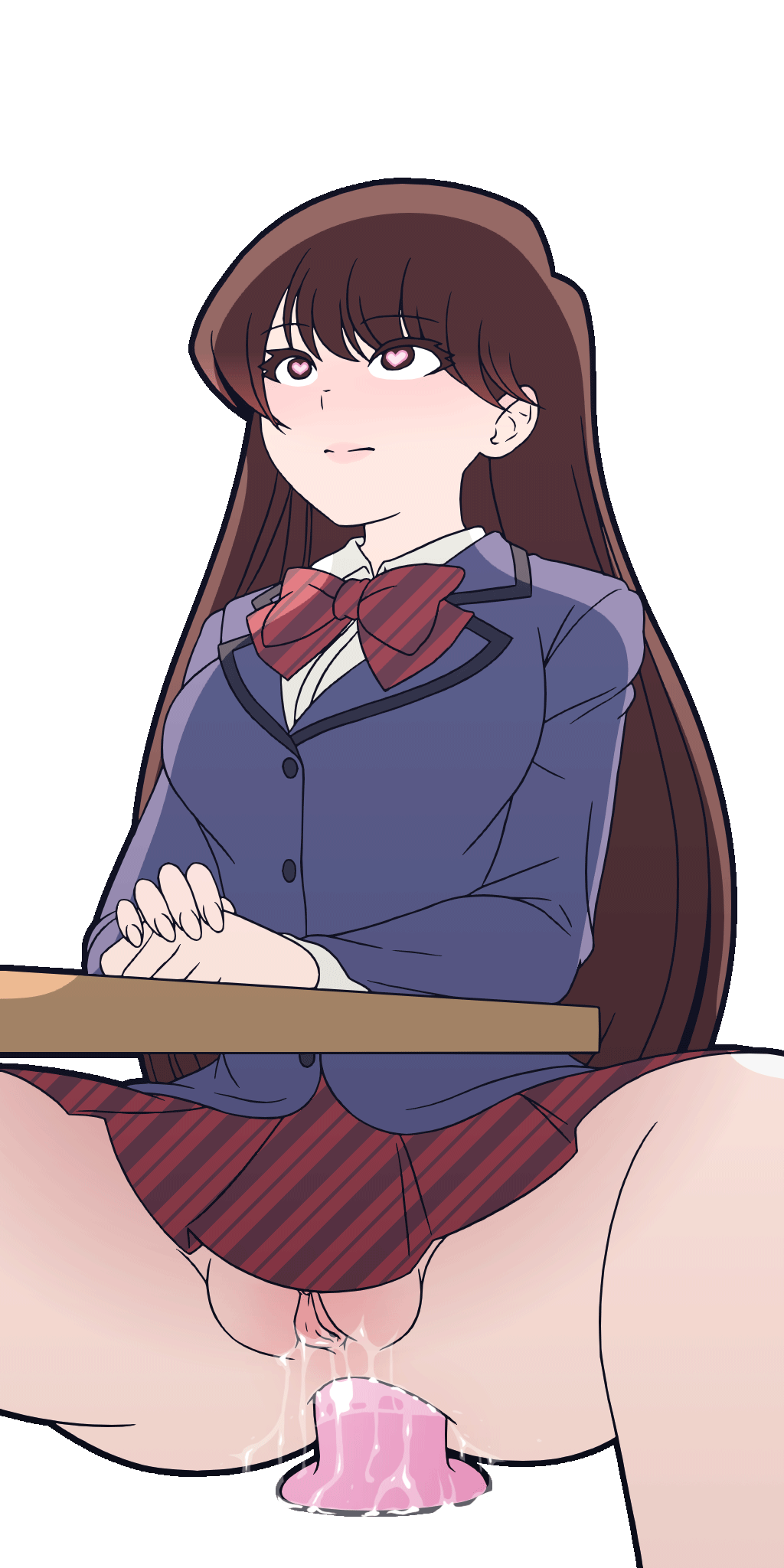 Komi Shouko (Komi-san Wa Komyushou Desu) Rule 34 GIF
