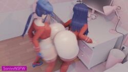 Cappie & Cool Mita (Miside) Rule 34 Video – Ass