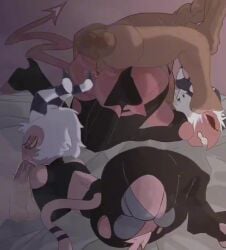 Crimson & Moxxie (Helluva Boss) Rule 34 Video – All The Way To The Ba…