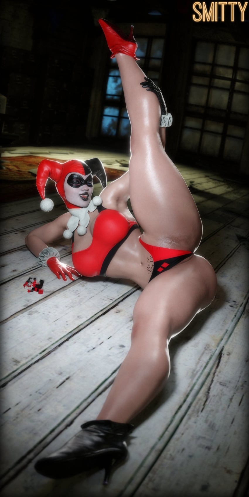 Harley Quinn Batman Rule 34 – Big Tits & Thick Thighs 3D Pic