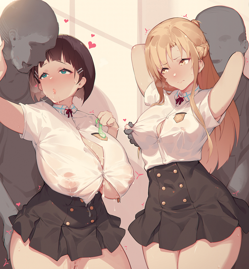 Kirigaya Suguha & Yuuki Asuna (Sword Art Online) Rule 34