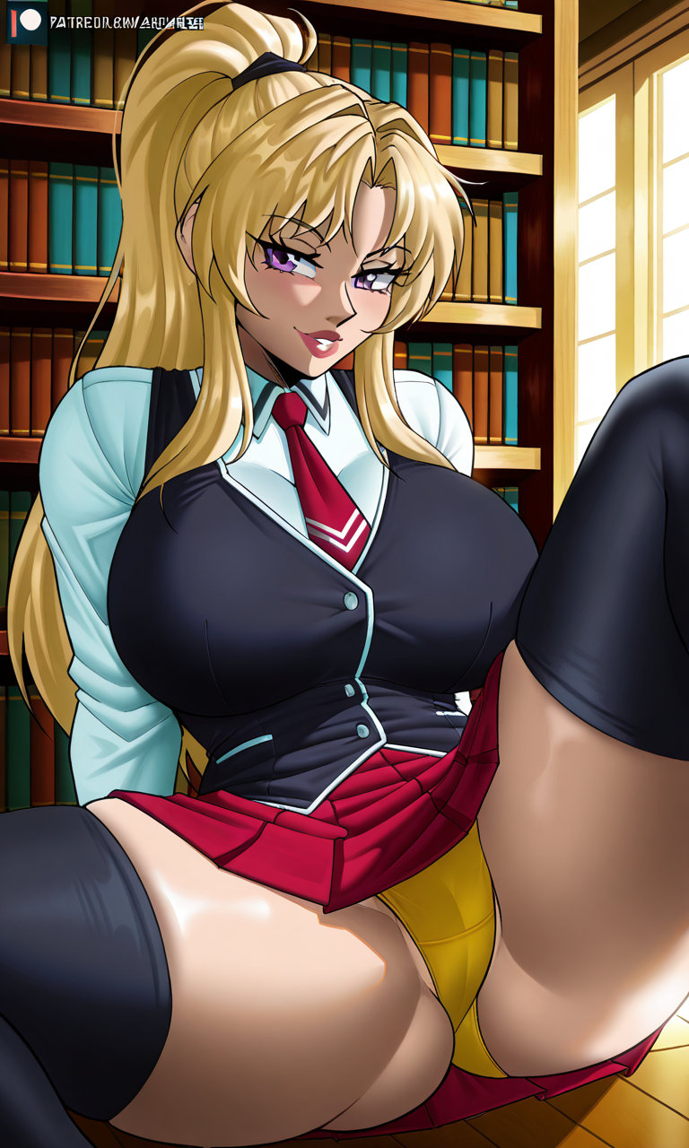 Saeki Kaori (Bible Black) Rule 34 – Black Vest