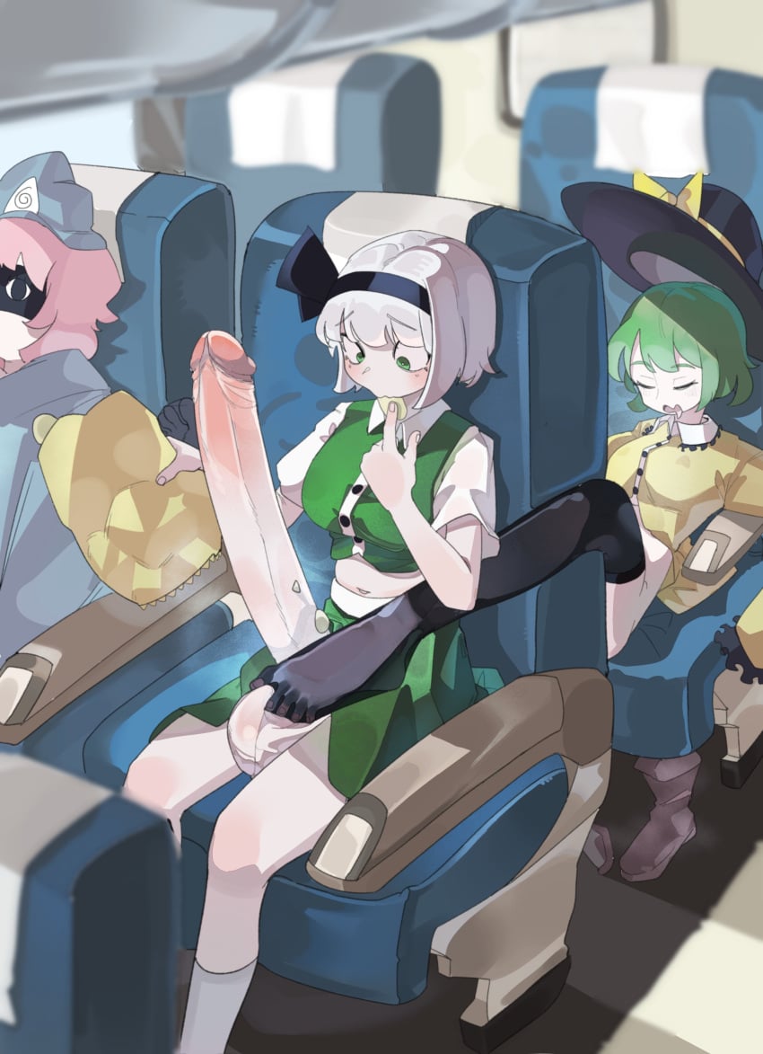 Koishi Komeiji & Youmu Konpaku (Touhou) Rule 34