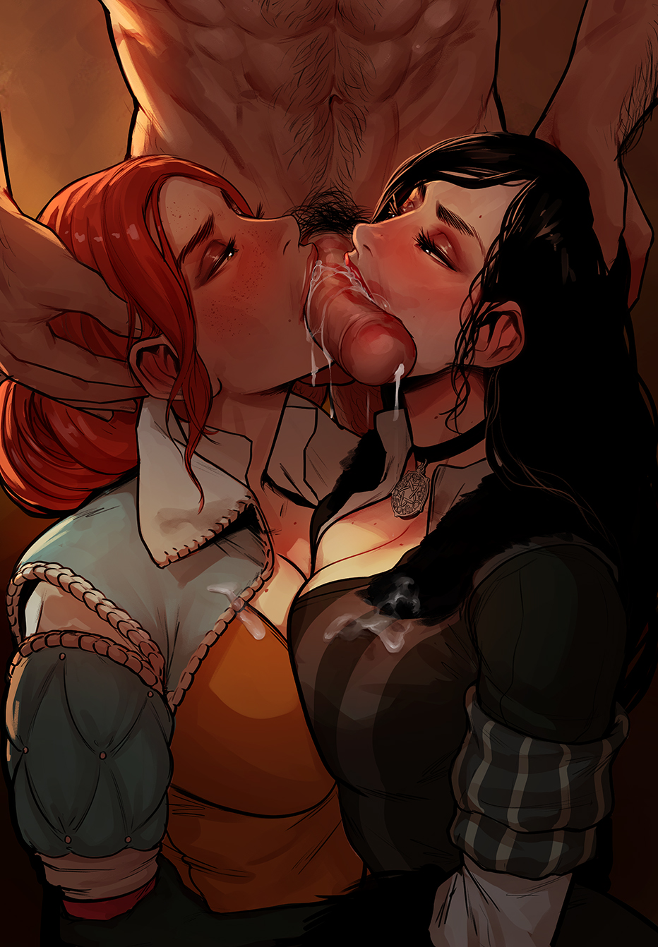 Geralt Of Rivia & Triss Merigold (Cd Projekt Red) Rule 34