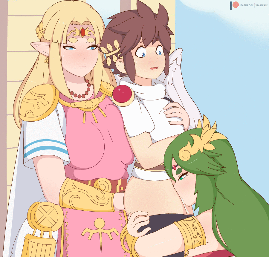 Palutena & Pit (Kid Icarus) Rule 34 GIF – Age Difference