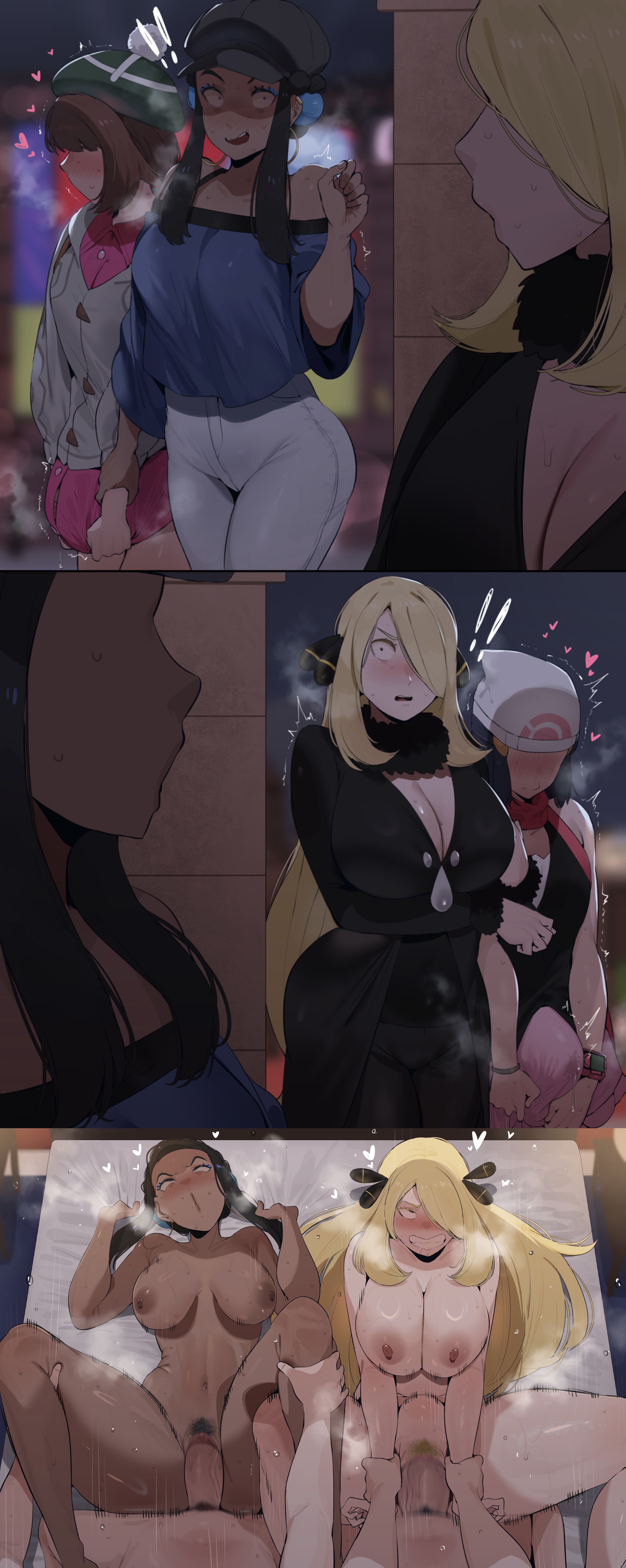 Cynthia & Dawn Pokemon Rule 34 – Missionary & Futanari Hentai Pic
