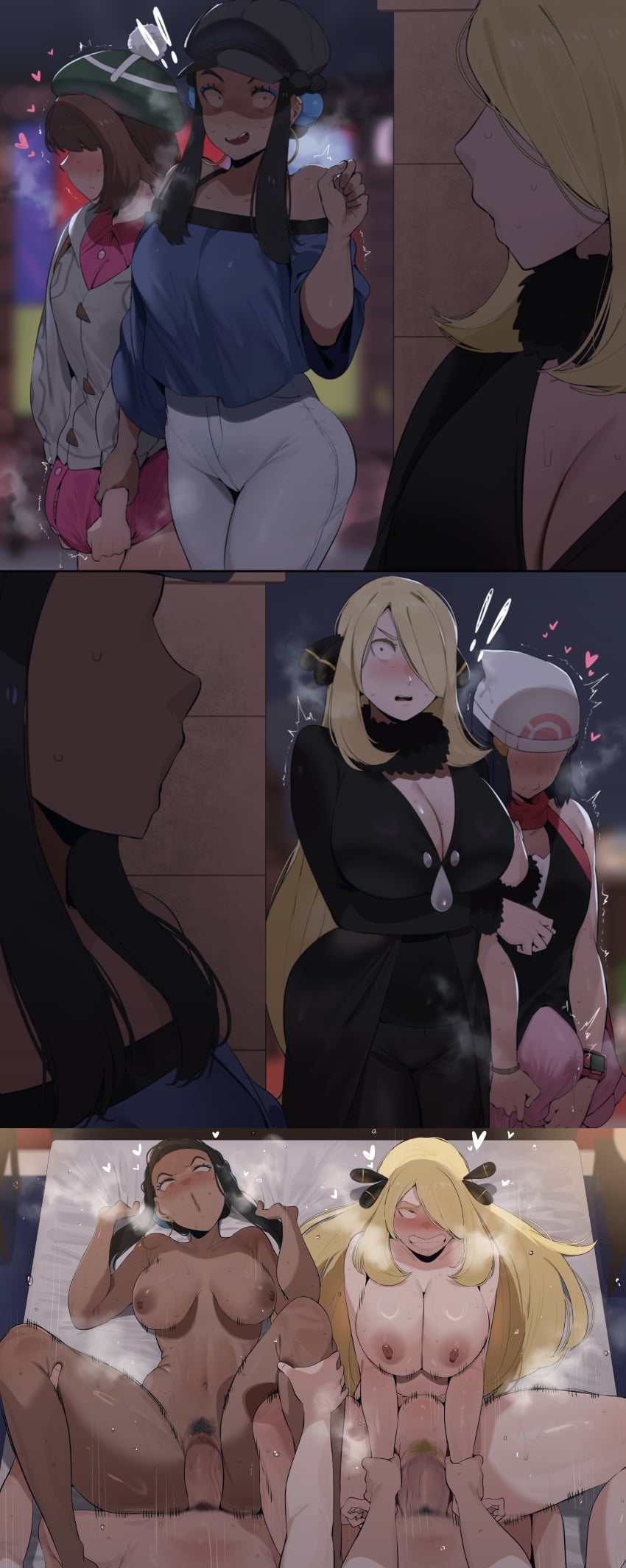 Cynthia & Dawn Pokemon Rule 34 – Missionary & Futanari Hentai Pic