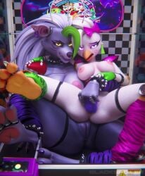 Glamrock Chica & Roxanne Wolf (Five Nights At Freddy's) Rule 34…