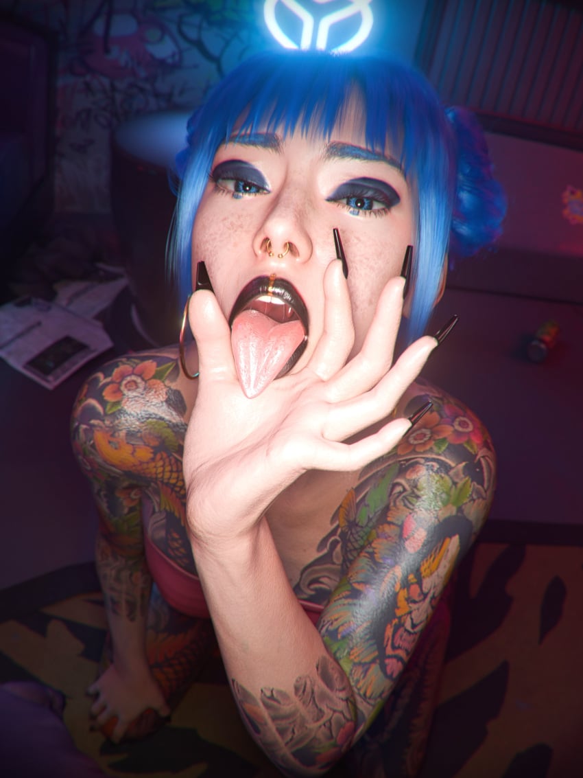 Cheri Nowlin (Cyberpunk) Rule 34 – Black Lips