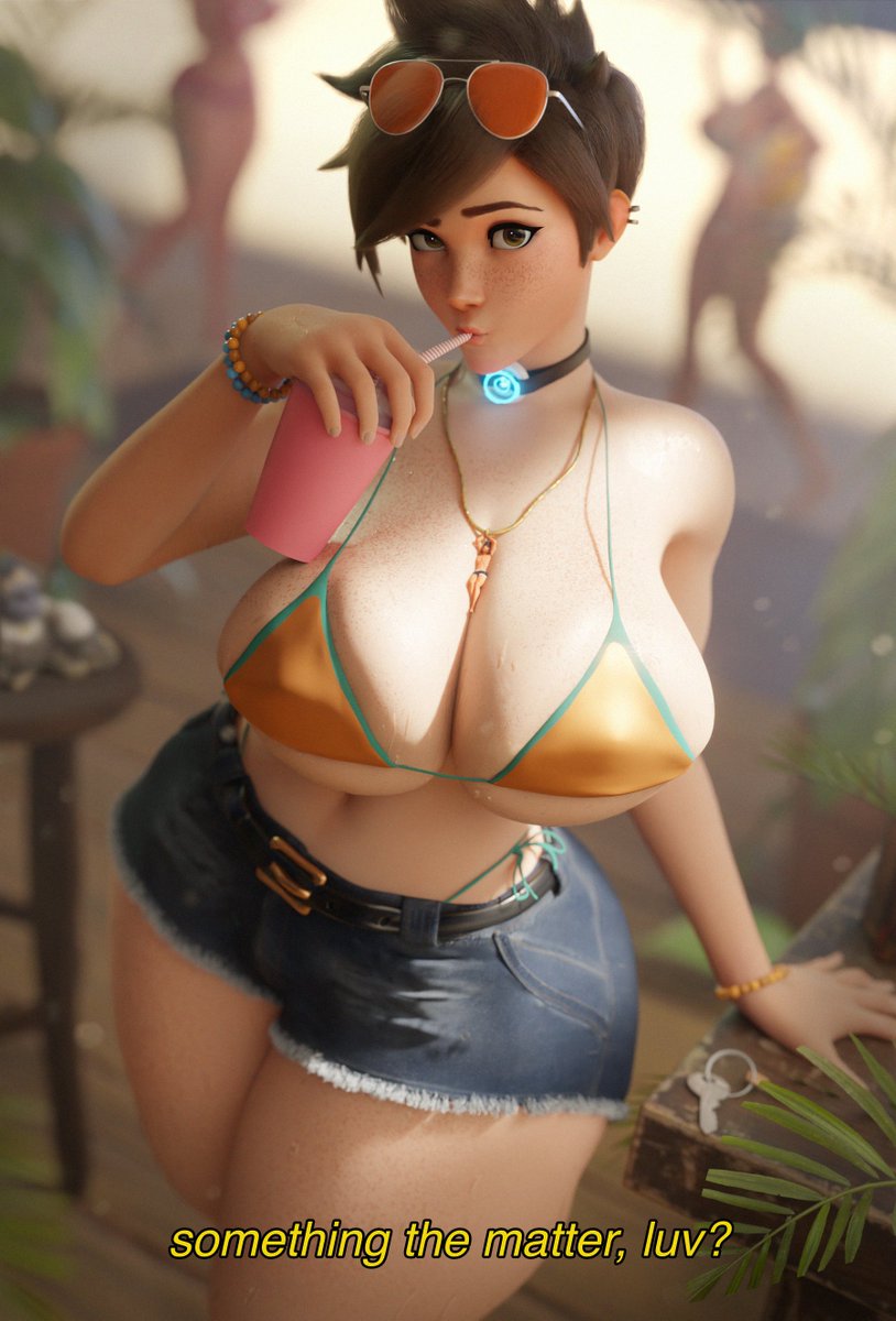 Tracer Overwatch Rule 34 – Big Tits & Bikini 3D Pic