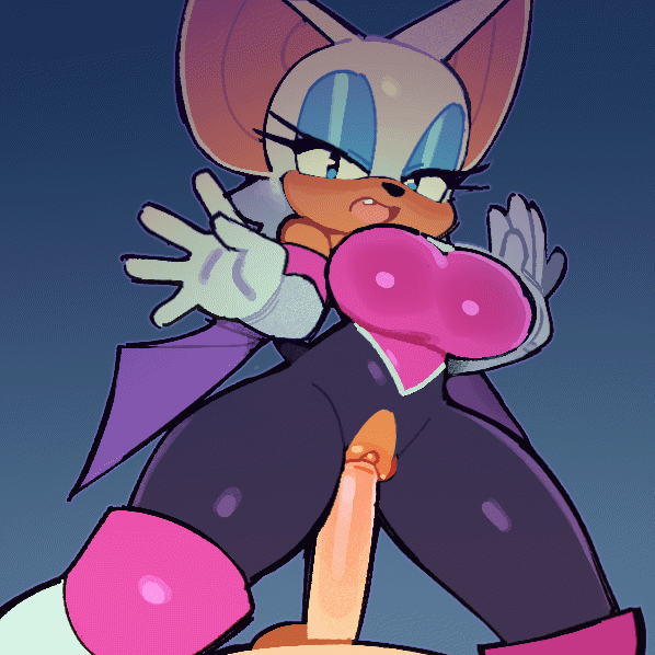 Rouge The Bat (Sega) Rule 34 GIF – Anthro