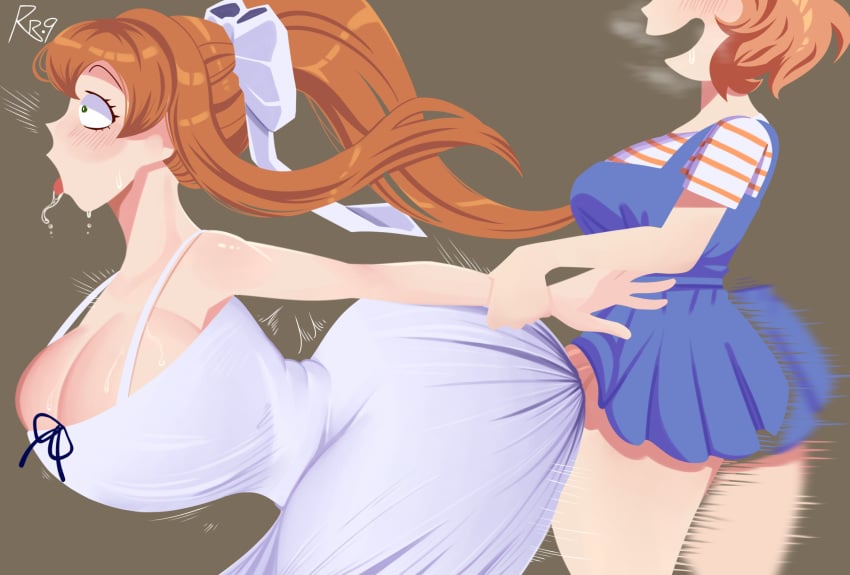 Monika & Sayori (Doki Doki Literature Club) Rule 34