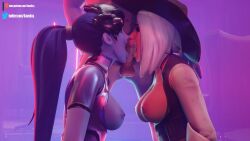 Amelie Lacroix & Ashe (Overwatch) Rule 34 Video