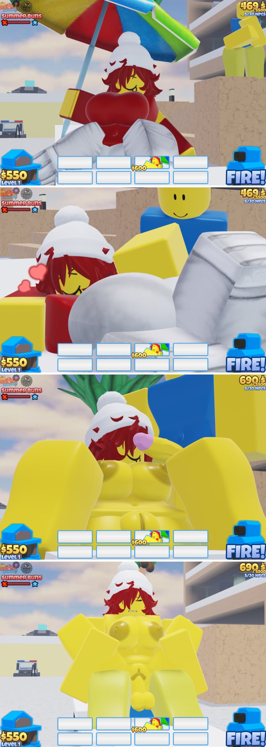 Noob & Noob (Roblox) Rule 34 – Areolae