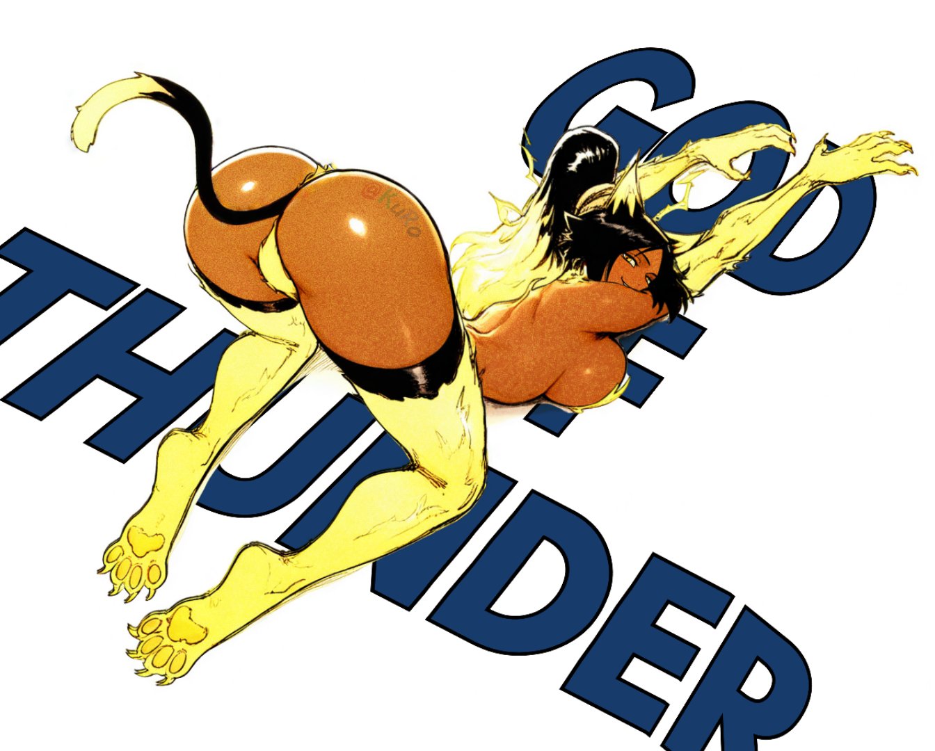 Shihouin Yoruichi & Yoruichi Shihouin (Bleach) Rule 34