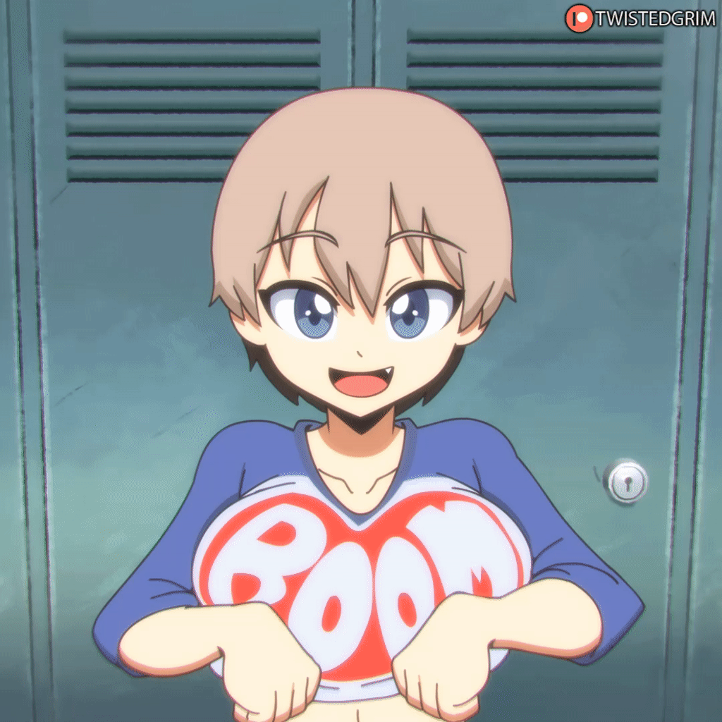 Uzaki Hana (Patreon) Rule 34 GIF – Areolae