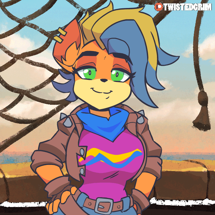 Pirate Tawna & Tawna Bandicoot (Activision) Rule 34 GIF