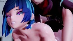 Hu Tao & Misaki (Genshin Impact) Rule 34 Video